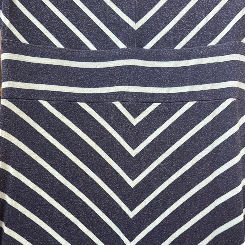 Apt. 9 Blue and White A-Line Sleeveless Maxi Dress - Picture 3 of 4
